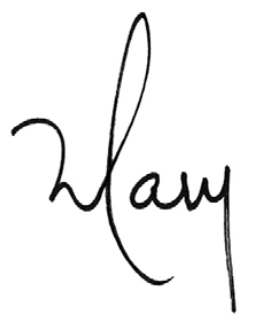 signature of Mary Erdoes, CEO Asset and Wealth Management signature