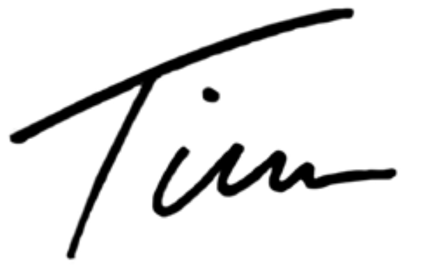 signature of Tim Berry, Global Head of Corporate Responsibility