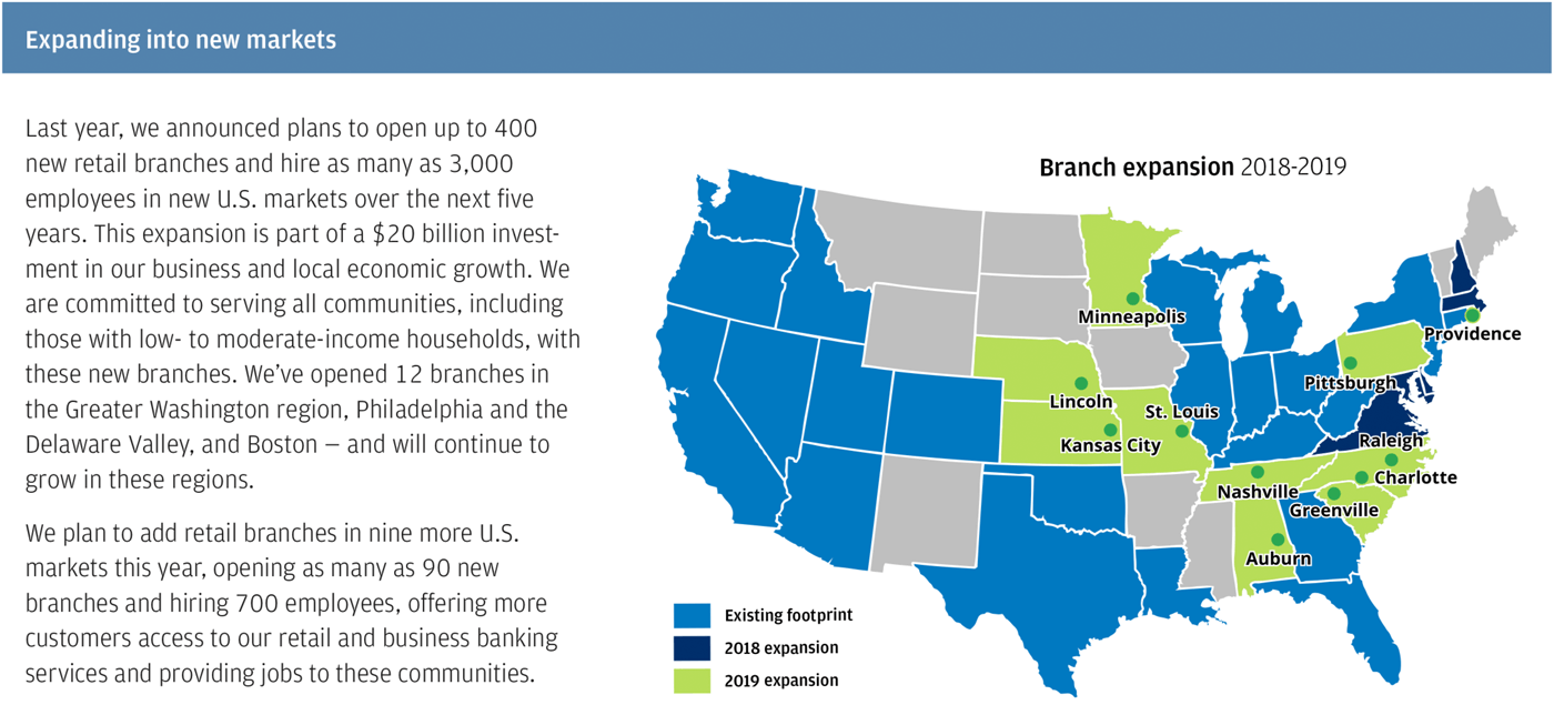 Branch Expansion Map 2018-2019